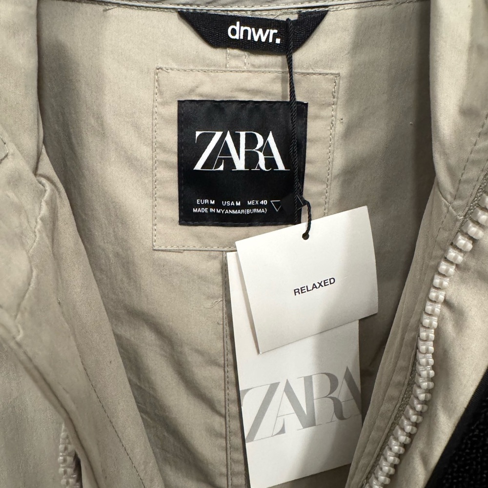Zara Men's Sand pocket parka - Picture 7 of 7